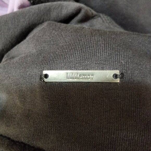 Lululemon Gray French Terry Hooded Awareness Wrap - Picture 6 of 6